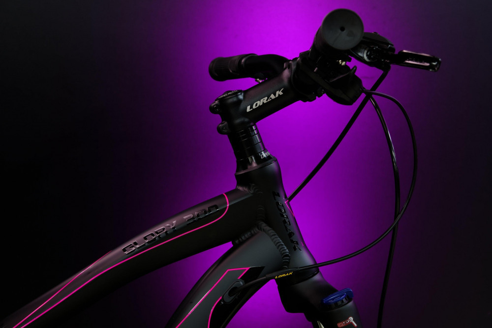 LORAK GLORY 300 8 sp Матовый Чёрный/Розовый 19р (на рост 171-182)