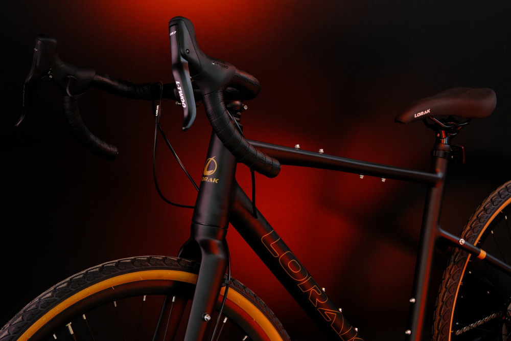 LORAK Grav 101 550mm Матовый Чёрный/Коричневый