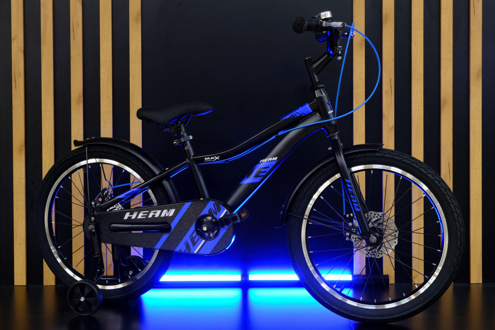 HEAM 20 FATBOY Disk Матовый Чёрный/Синий